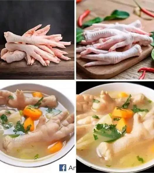 Great benefits of chicken feet