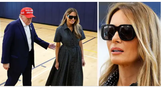 Melania Trump sparks wild ‘body double’ conspiracy theory with sunglasses on Election Day