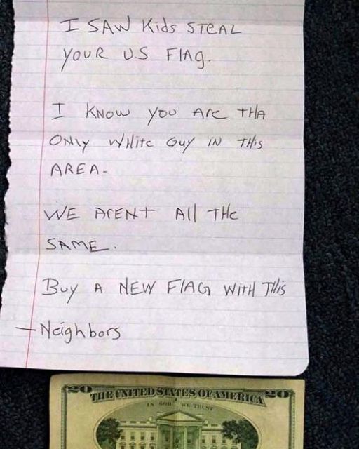 I WOKE UP TO FIND MY FLAG GONE—AND A  BILL ON MY DOORSTEP