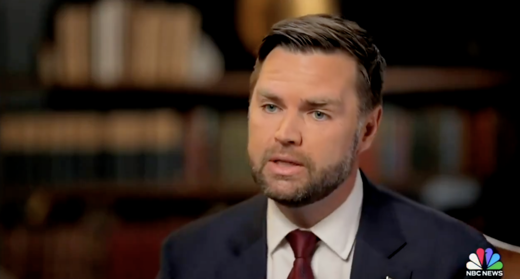 WATCH: JD Vance Calls Out NBC Host When She Tries Defending Kamala
