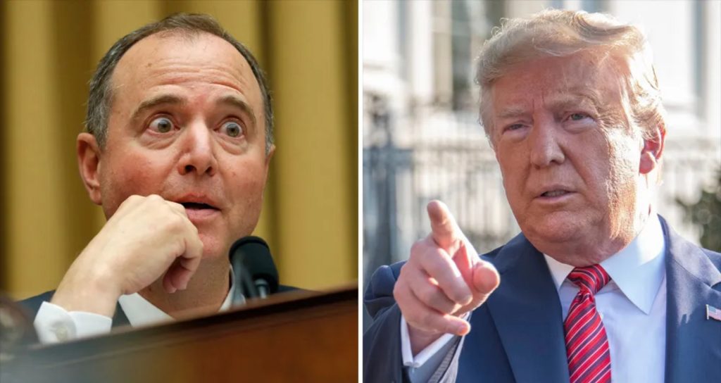 Schiff criticizes Democrats for their shortcomings and their “lack of coordinated response” to Trump.
