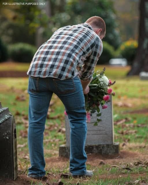 Every week, a stranger would leave flowers at my husband’s grave. One day, I discovered who it was, and I was dumbfounded.