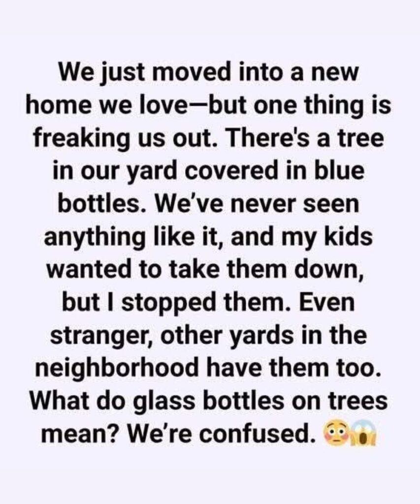 The Hidden Meaning Behind Glass Bottle Trees