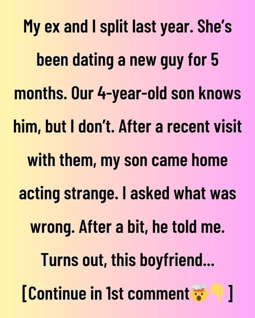 My ex and I split last year