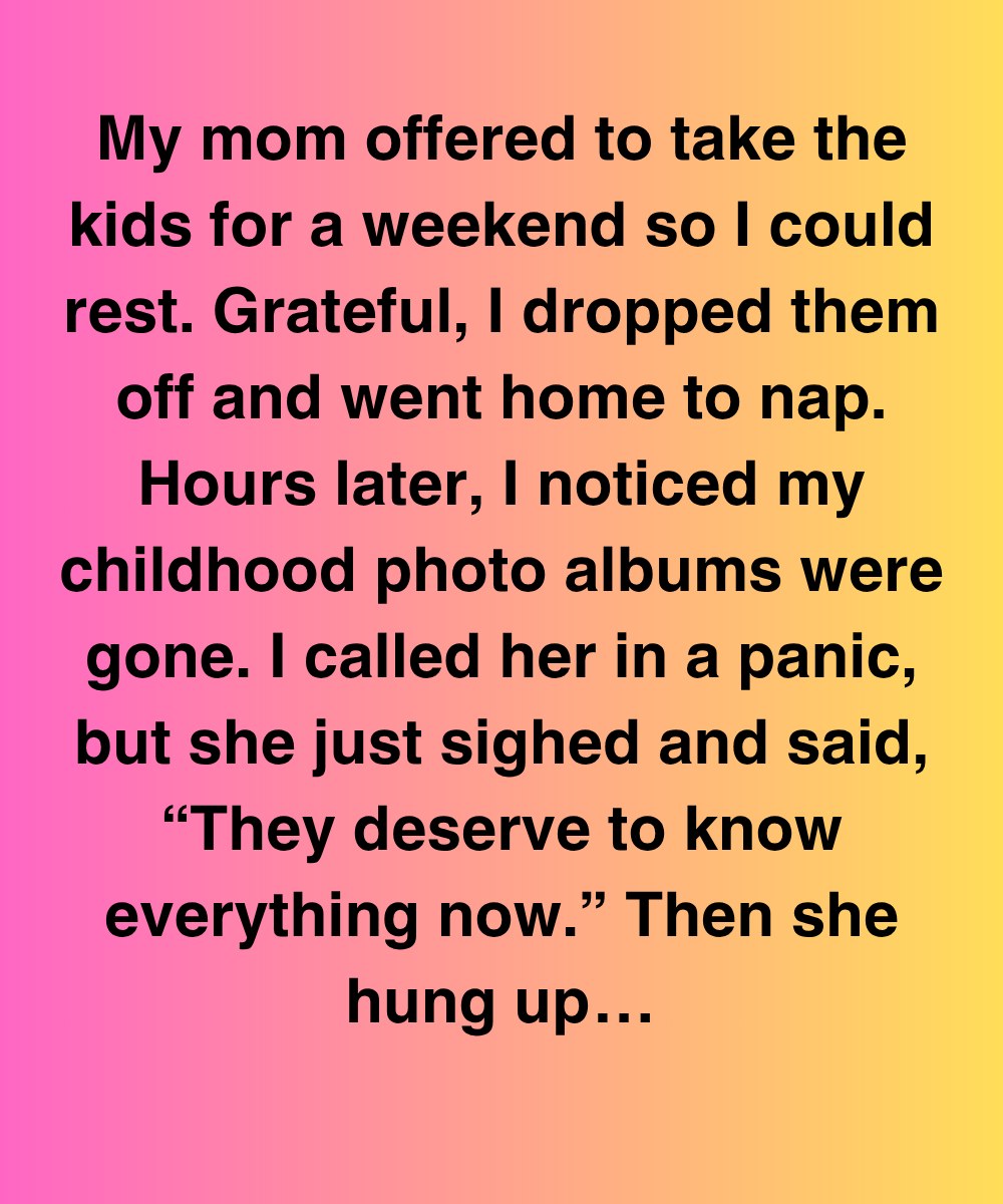 My Mom Took My Kids For A Weekend—Then My Darkest Family Secret Was Gone With Them