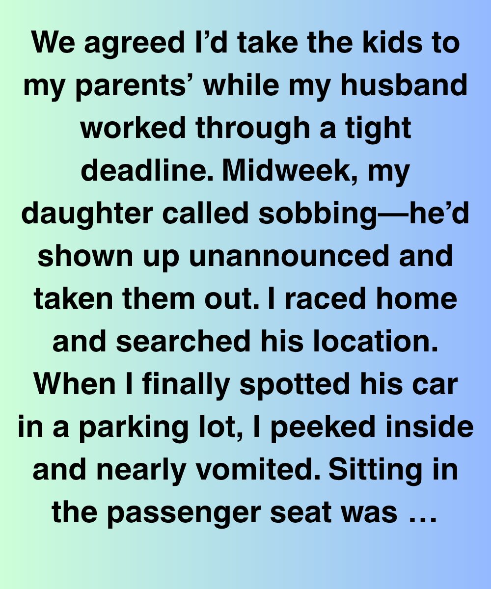 He Said He Needed Space—Then I Found Her Sitting In My Car Seat