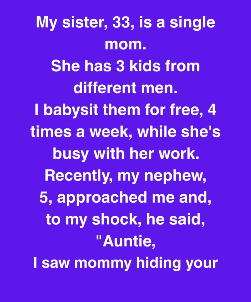 My Sister Swore She’d Changed—Until My Five-Year-Old Exposed Her Secret