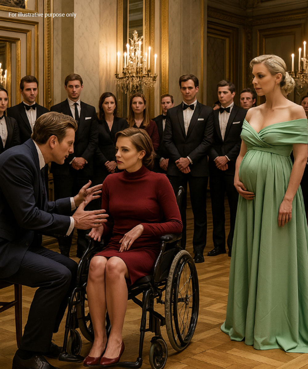 “You can’t even walk!” the man mocked, standing next to his wife… and his pregnant lover.