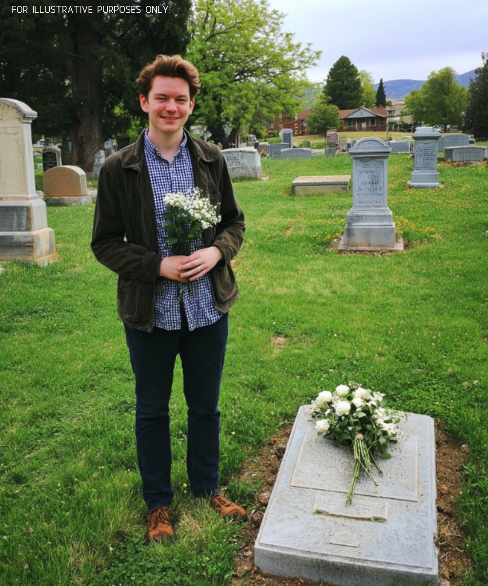 While Adults Overlook Grandpa’s Overgrown Grave, Young Boy Cleans It and Discovers Hidden Coordinates Carved Into Stone