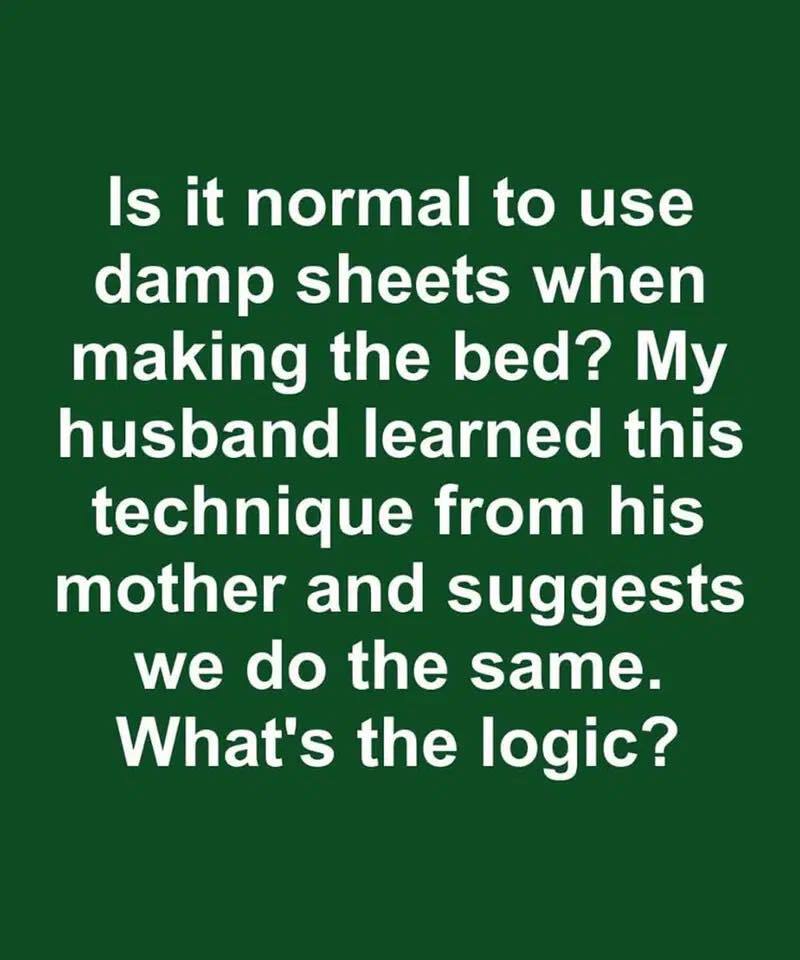 Is It Normal To Use Damp Sheets When Making The Bed?