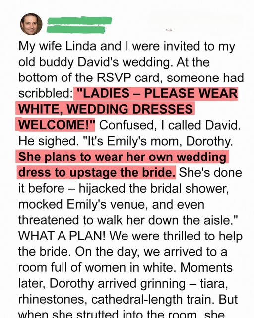 Mom Wears White to Upstage the Bride — But the Bride Outsmarts Her