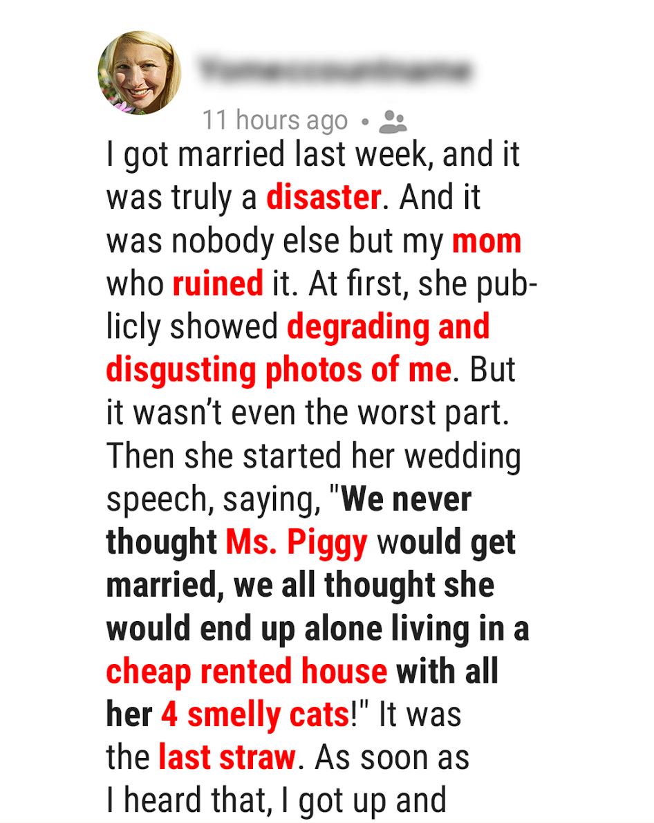 My Mother Humiliated Me At My Own Wedding—But The Real Payback Came Later