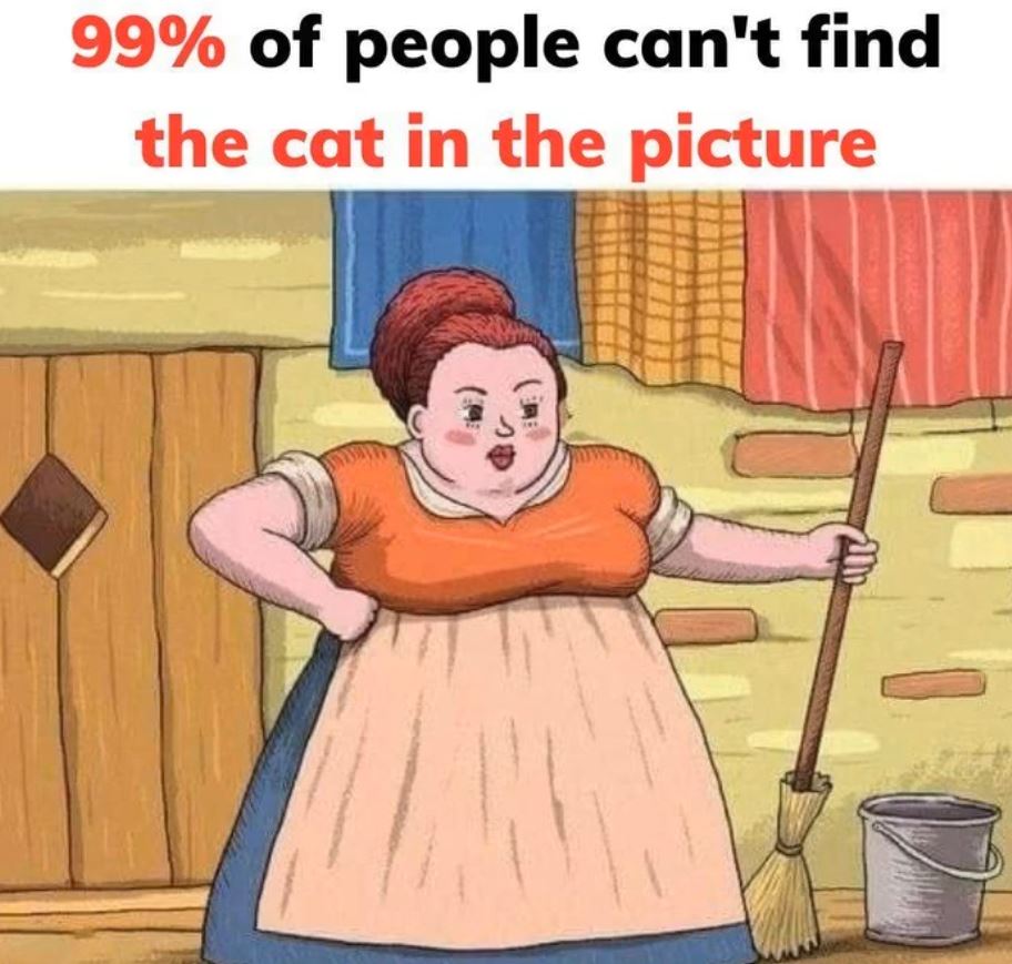 Only 1% of People Can Spot the Cat Hidden in This Viral Picture Only 1% of People Can Spot the Cat Hidden in This Viral Picture