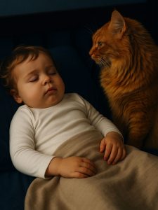 Every night the cat hissed strangely at the little girl: the parents set up a camera to understand the reason and were dumbfounded by what they saw Every night the cat hissed strangely at the little girl: the parents set up a camera to understand the reason and were dumbfounded by what they saw