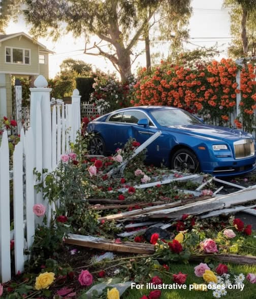 Rich Neighbor Crashed His Rolls-Royce Into My Fence but Refused to Fix It – The Next Morning, What I Saw in My Yard Left Me Speechless