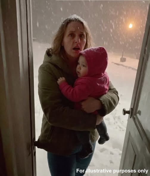 I Opened My Door to a Freezing Mother and Baby on a Snowy Night — A Month Later, a White Limousine Pulled Into My Drivewaay