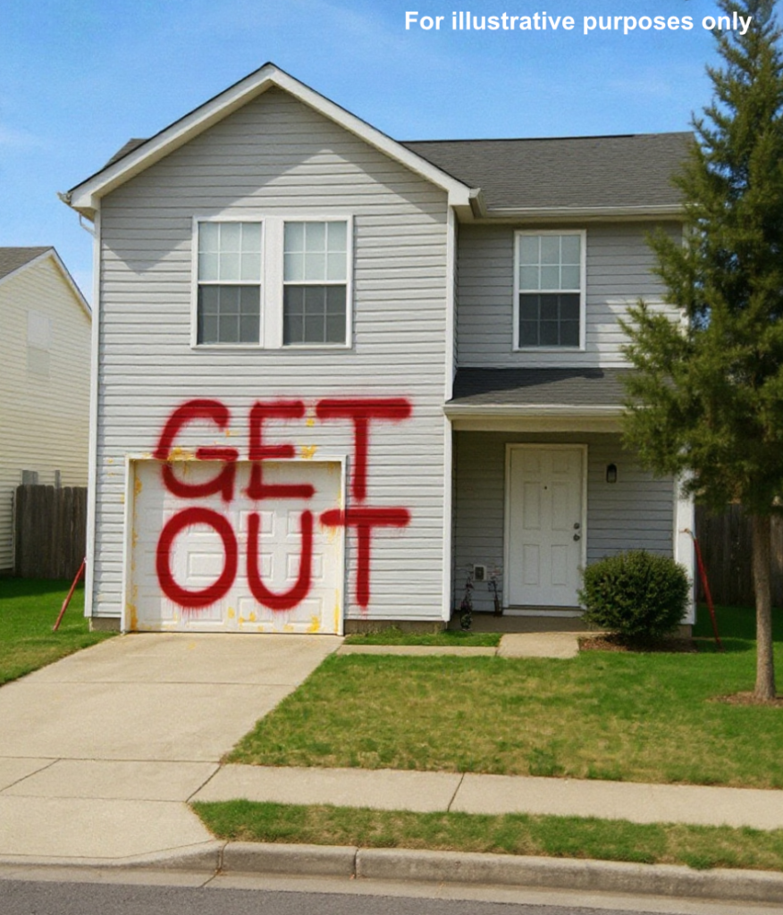 Our Neighbor Spray-Painted “GET OUT” on Our Walls and Released Mice Into Our Home — But Her Own Trap Destroyed Her House