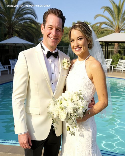 My Groom Pushed Me into the Pool During Our Wedding Photoshoot — but My Dad Made Him Regret It Instantly