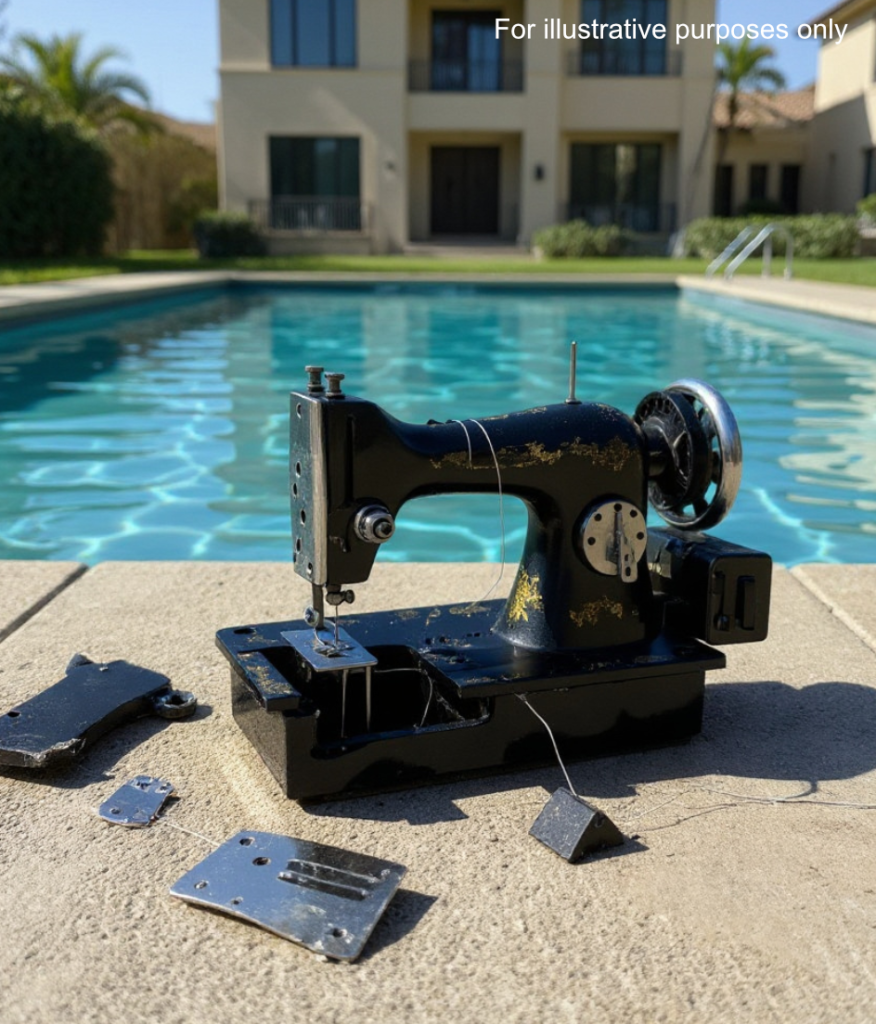 After My Ex’s Wife Threw My Daughter’s Sewing Machine into the Pool — She Had No Idea What I Was About to Do