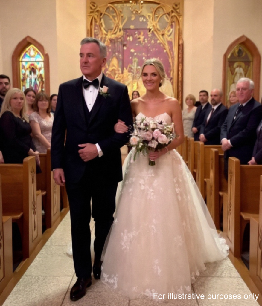 As I Walked Down the Aisle with My Stepdad, My Biological Father Burst In – No One Expected What Happened Next