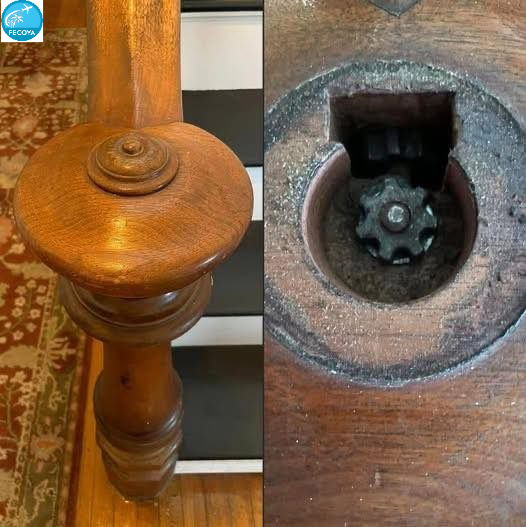 A Simple Tug on Our Newel Post Revealed a Hidden Secret from the 1800s! A Simple Tug on Our Newel Post Revealed a Hidden Secret from the 1800s!