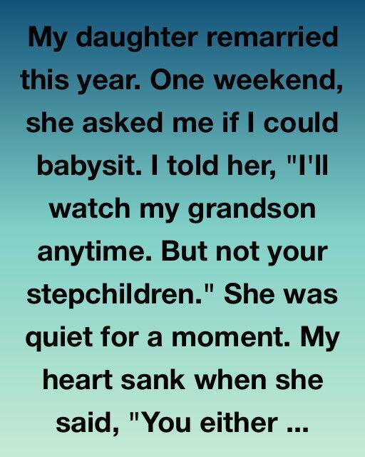 It’s all or nothing: either you babysit every one, or you don’t babysit at all.