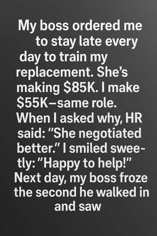 “I Was Asked to Train My Higher-Paid Replacement—So I Ended Up Teaching My Boss an Unexpected Lesson”