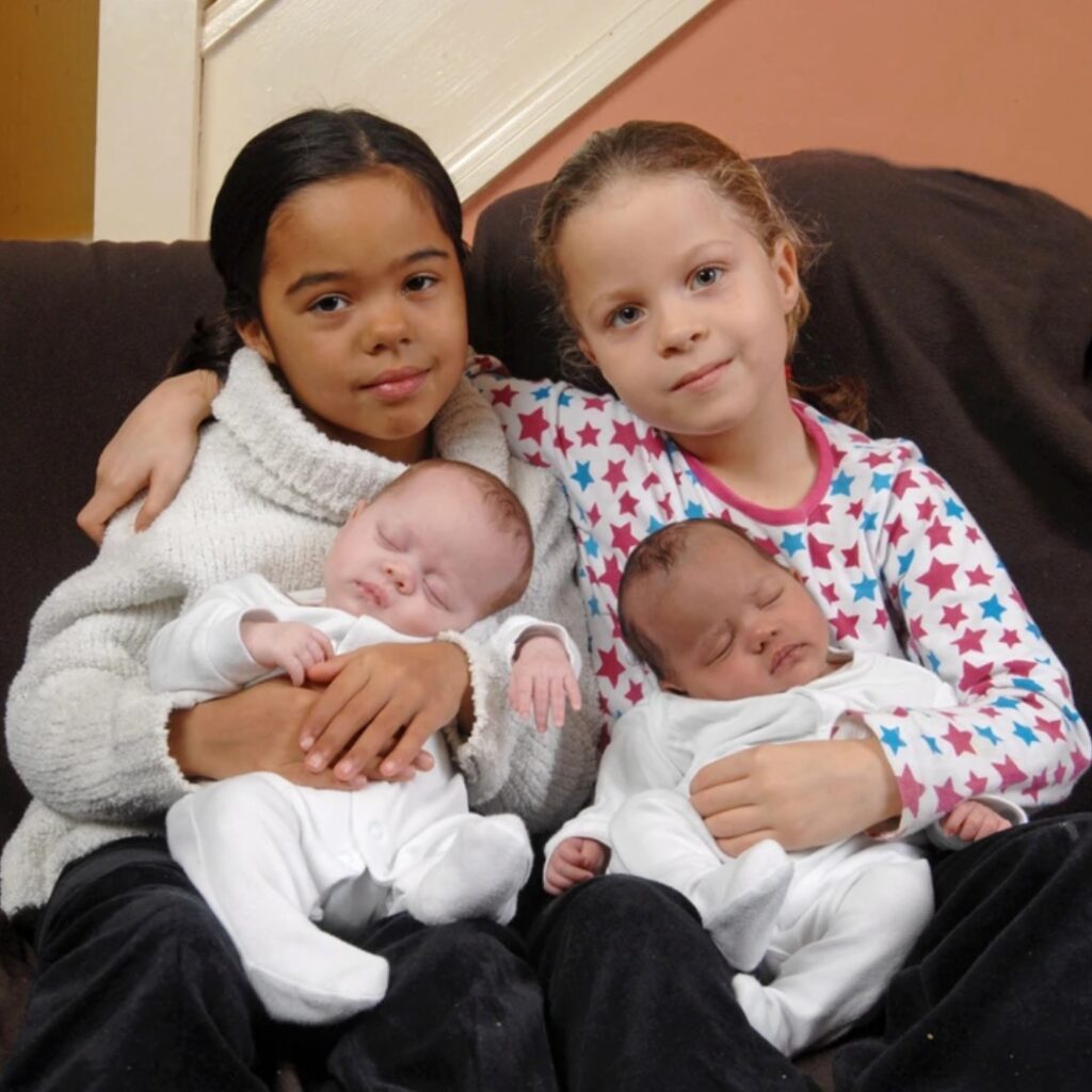 The Same Miracle Twice: A British Couple Welcomes Two Sets of Biracial Twins