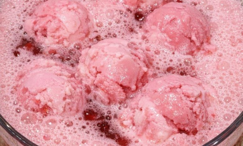 Raspberry Sherbet Punch