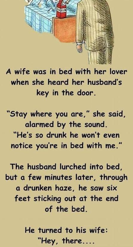 He Saw 6 Feet In Bed So His Wife Made Him Count Again