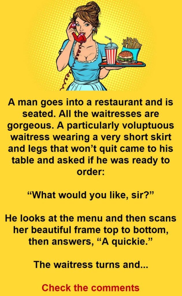 Waitress’ Response To Customer After “Inappropriate” Order Request