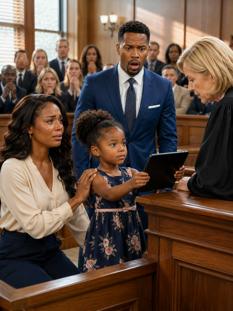 My husband files for divorce, and my 6-year old daughter asks the judge