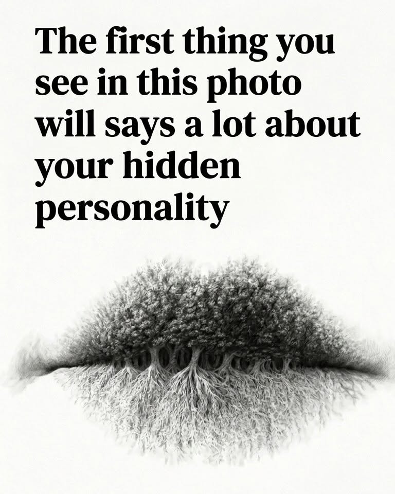 The first thing you see in this photo will says a lot about your hidden personality. What did you see FIRST?