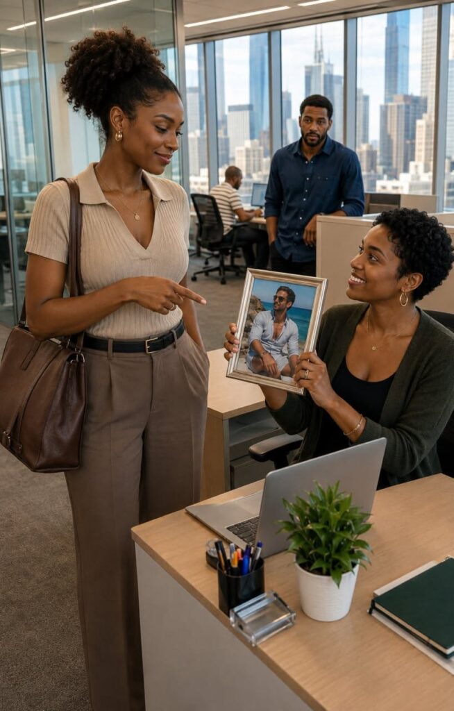 On My First Day At My New Job I Saw My Husband’s P…