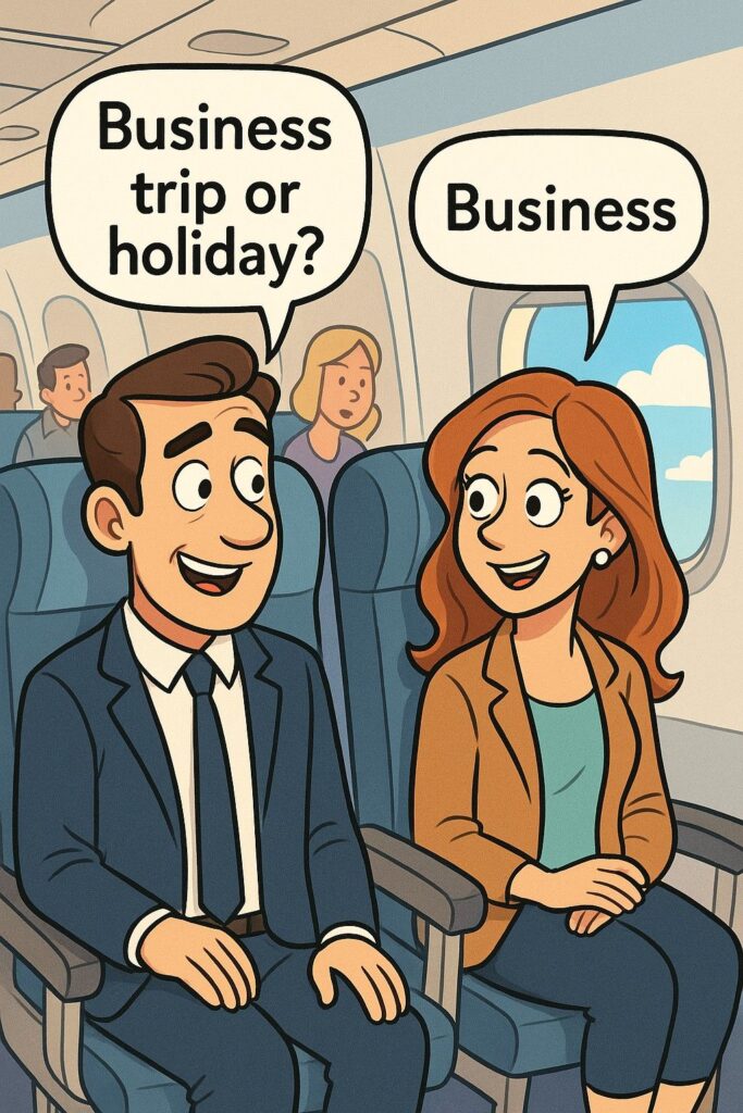 Video: A Man Meets A Woman On A Plane