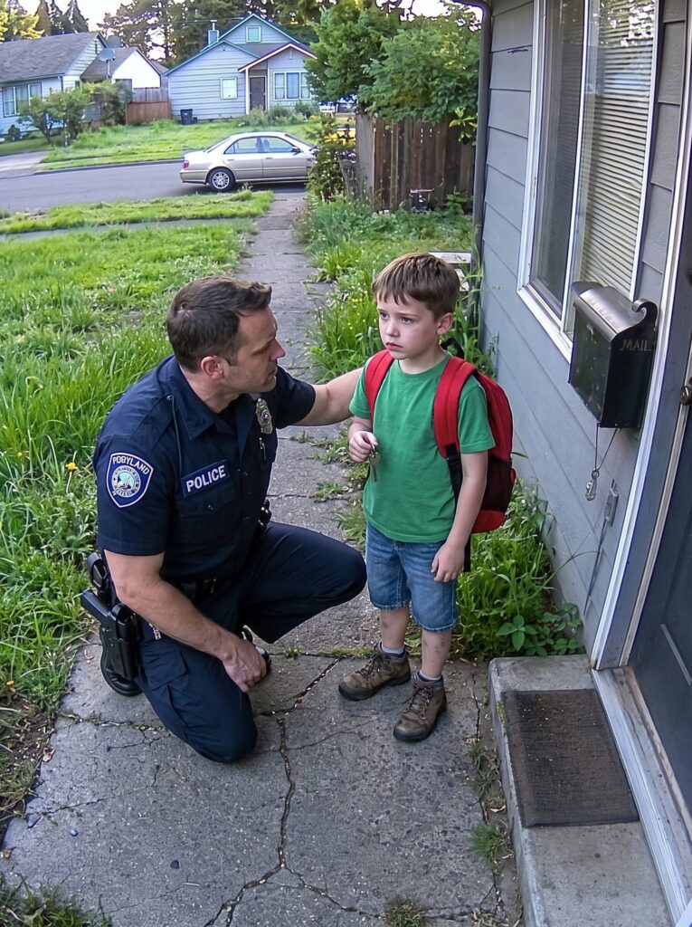 A quiet seven-year-old boy stopped me after school and asked me to walk home with him.
