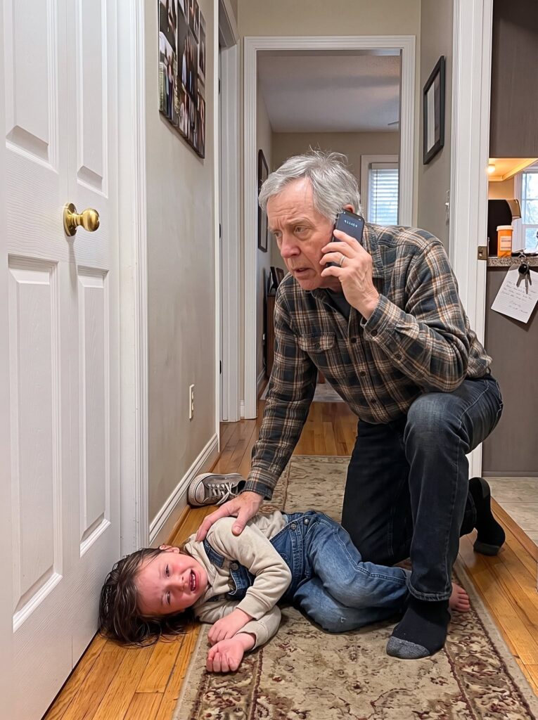 At exactly 1:58 a.m., my eight-year-old granddaughter called and whispered that she felt unbearably hot.