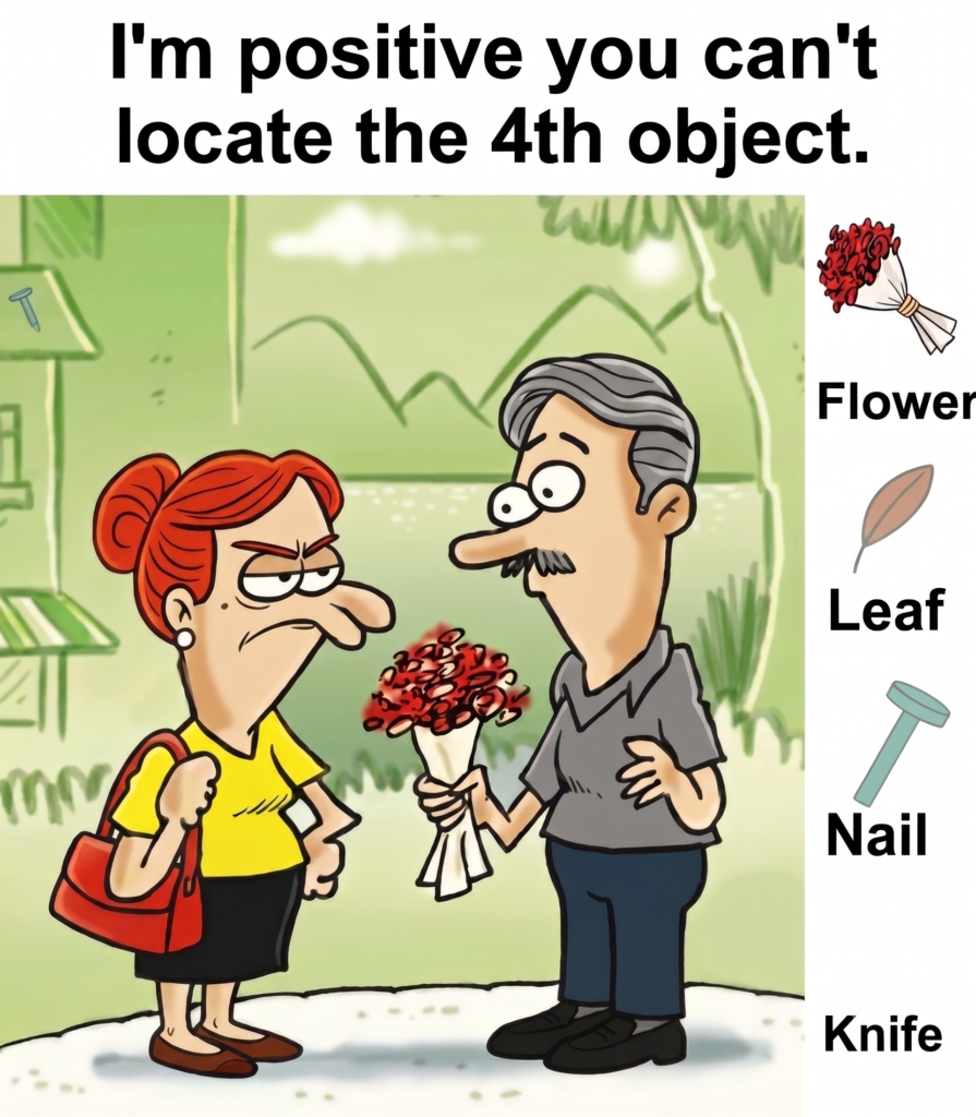 Most People Give Up on the 4th Object… Can You Find It?