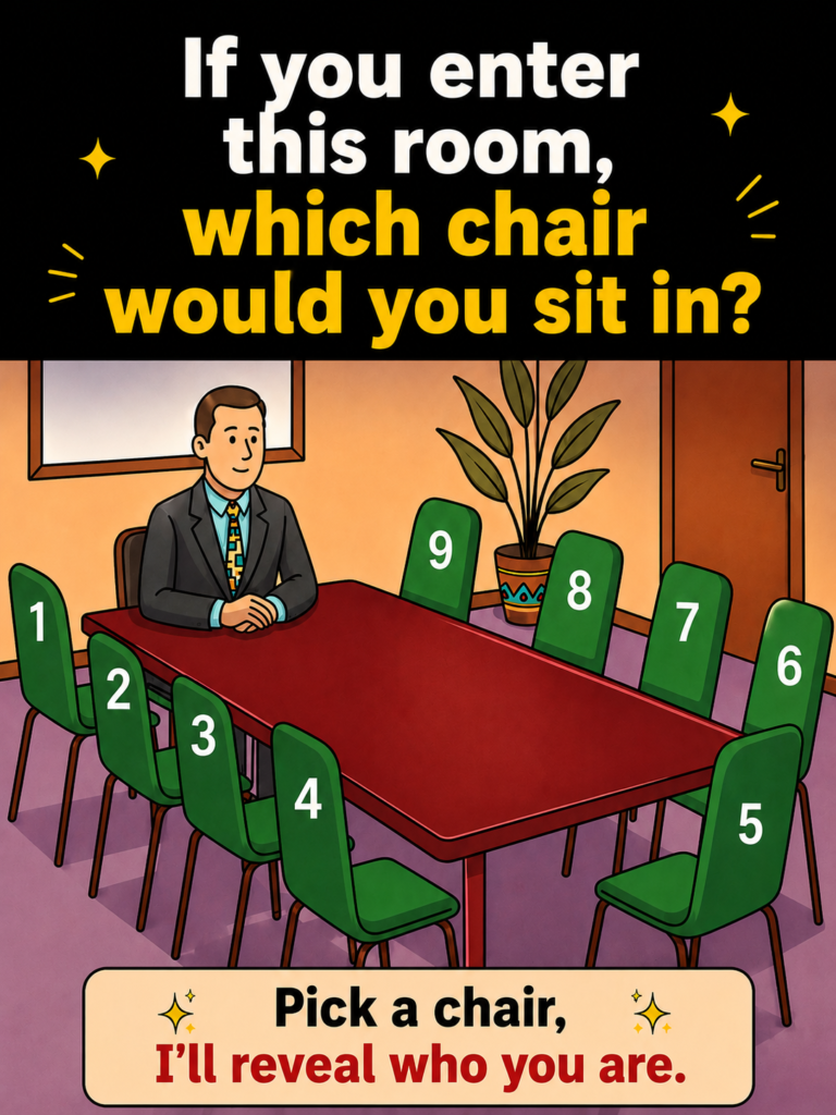 Choose a Chair to Sit In & See What It Reveals About You