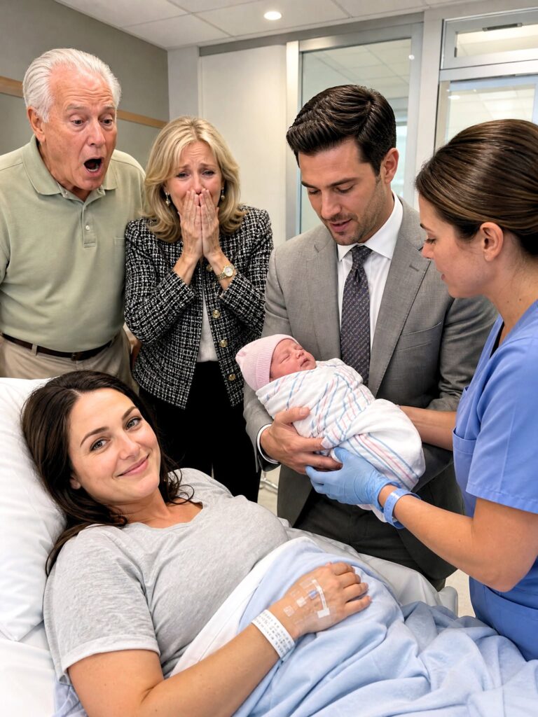 The nurse had just brought my newborn into the recovery room when my mother stepped back in disgust.