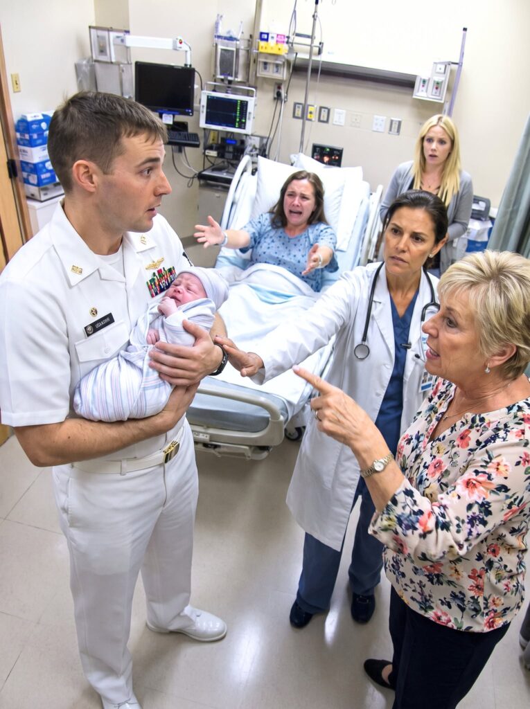 After 8 months on deployment, I came home to find my newborn son burning with fever and my wife bruised beside his crib.